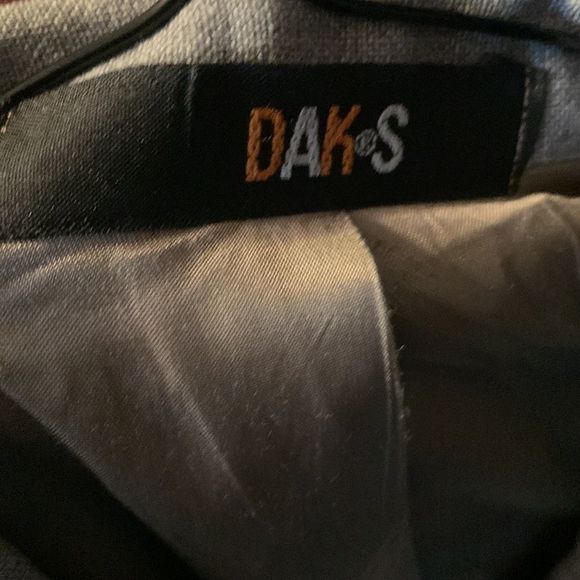 DAKS Grey Sports Jacket Blazer Size 42 - Picture 6 of 8